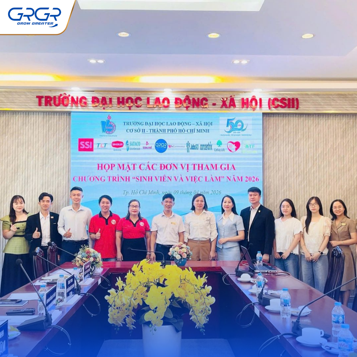 GRGR ĐỒNG HÀNH CÙNG SINH VIÊN – KẾT NỐI VIỆC LÀM TƯƠNG LAI