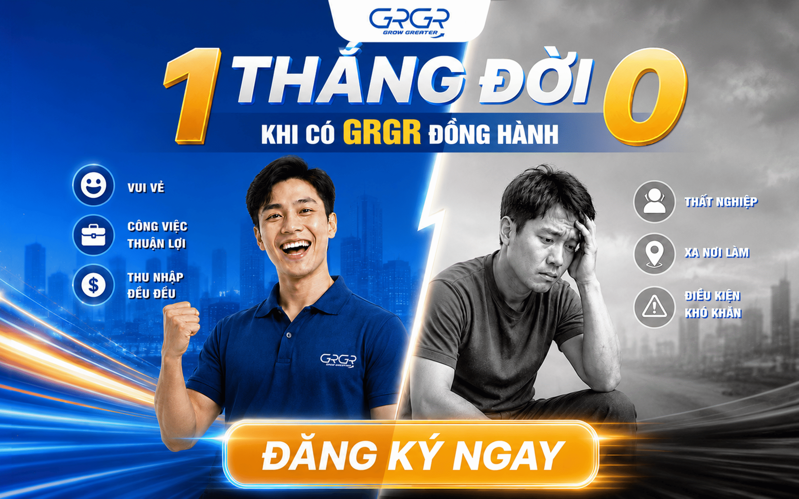 Thắng đời 1-0 khi có GRGR đồng hành